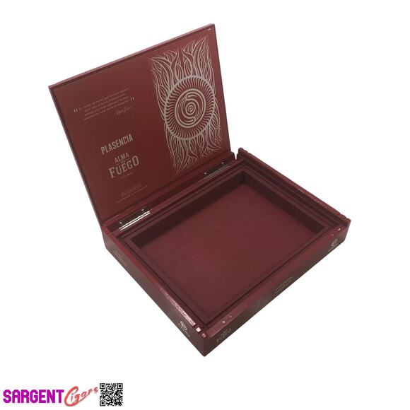 Plasencia Alma Fuego Concepcion Empty Wooden Cigar Box 10x8.25x1.5 - Picture 1 of 6
